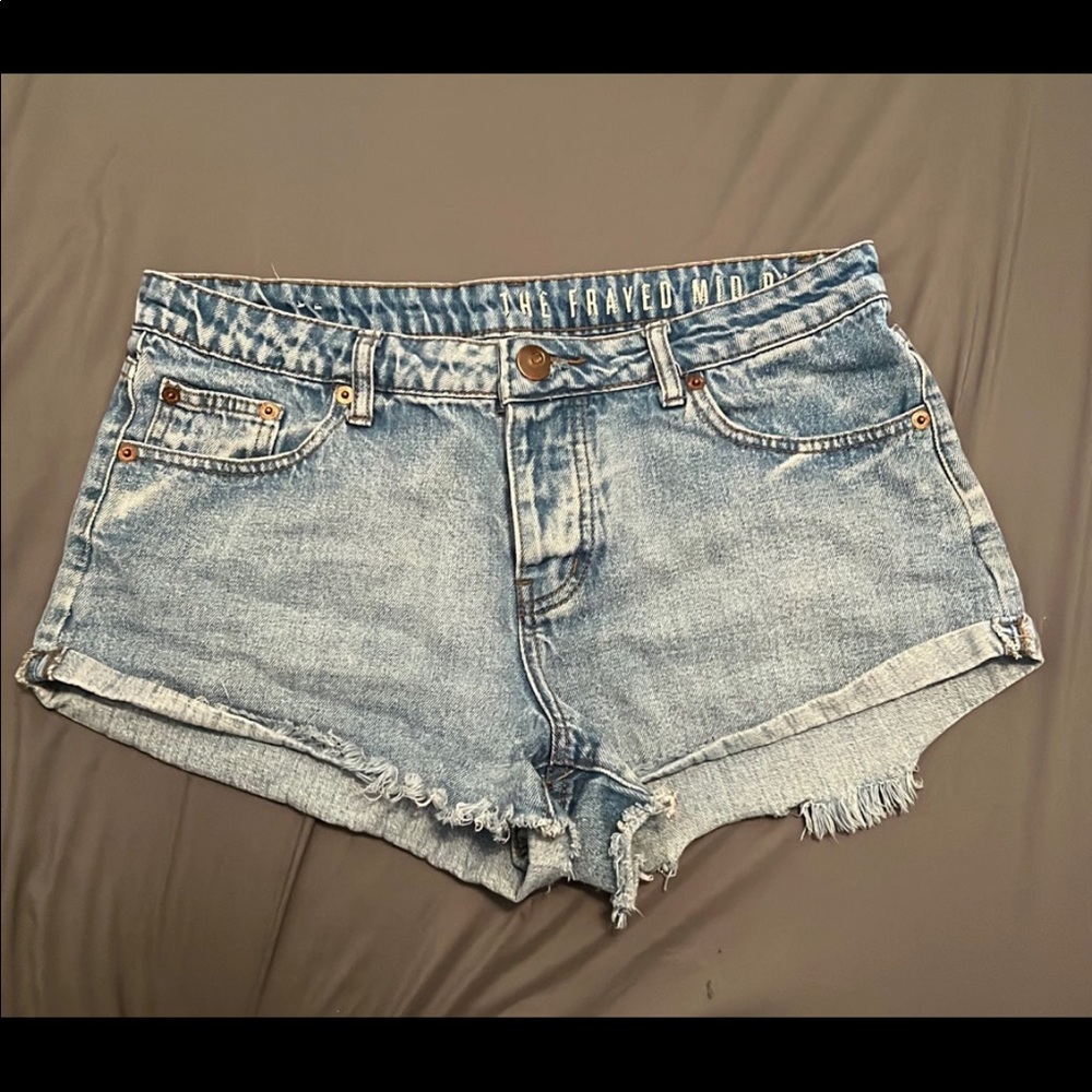Button up shorts